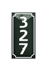 NORLUND HUSNUMMER Emaljeskilte