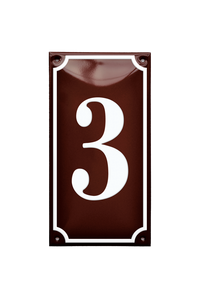 NORLUND HUSNUMMER Emaljeskilte