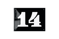 DUBORG HUSNUMMER Emaljeskilte