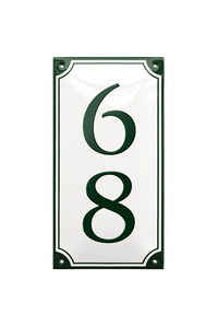 NORLUND HUSNUMMER Emaljeskilte